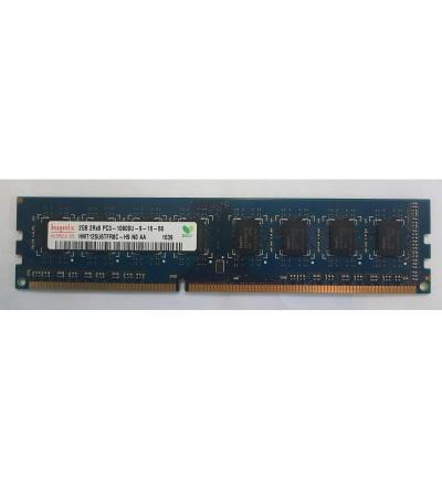 DIMM MEMORY MODULE HYNIX HMT125U6TFR8C-H9 2GB PC3-10600 DDR3-1333MHz NON-ECC UNBUFFERED CL9